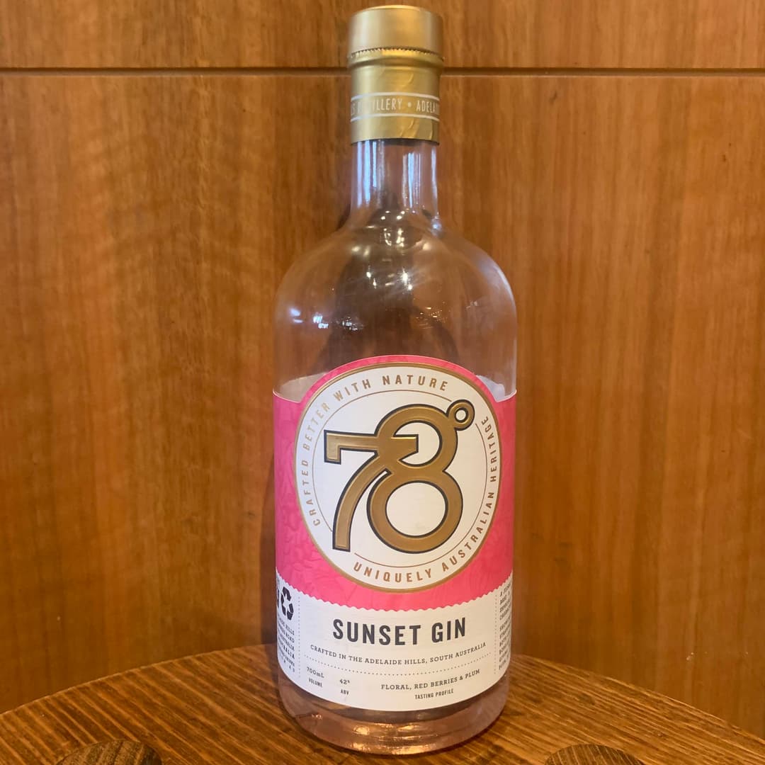 78 DEGREES SUNSET GIN
