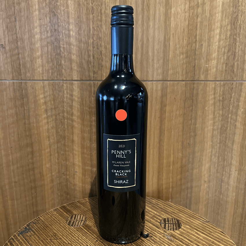 Penny's Hill 'Cracking Black' Shiraz Bottle