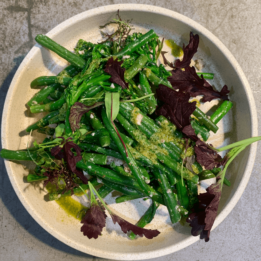 VEGAN STEAMED GREENS