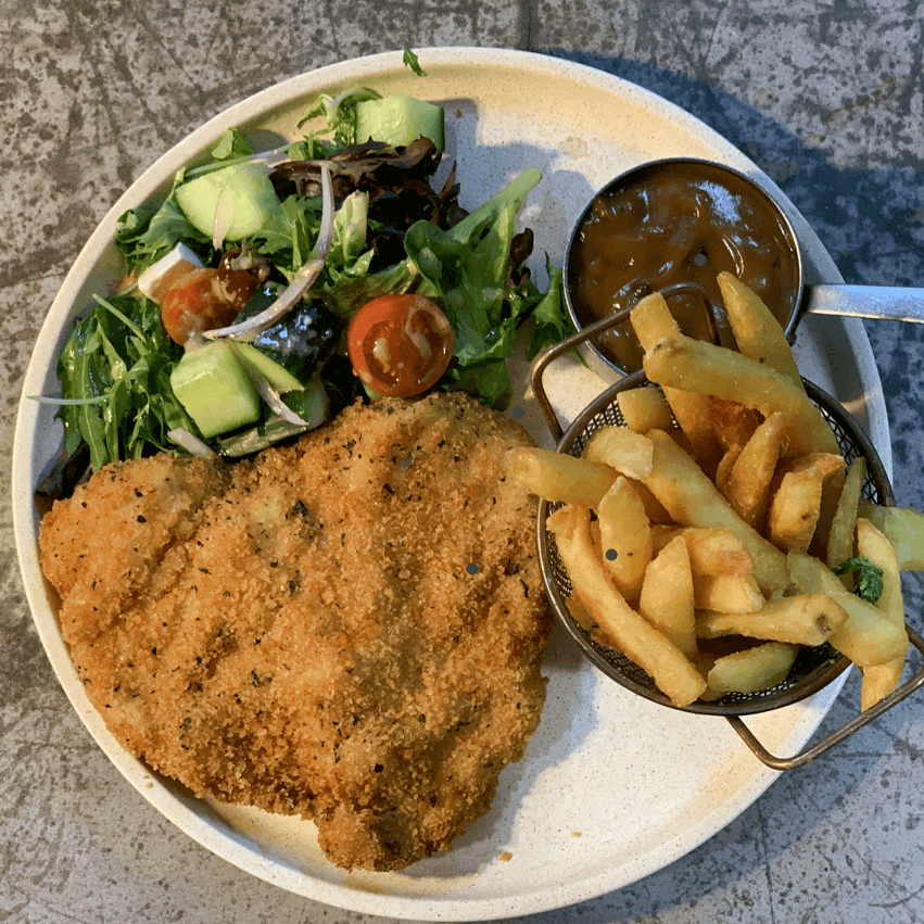Free Range Chicken Schnitzel